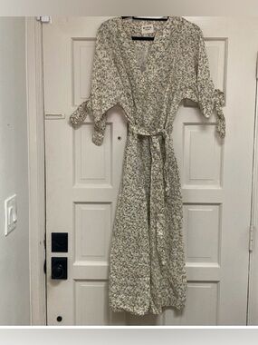 Mirth Cotton Caftan Belted Dress Women’s Size Medium